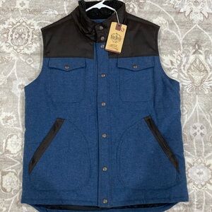 Brand new redhead ranch denim vest